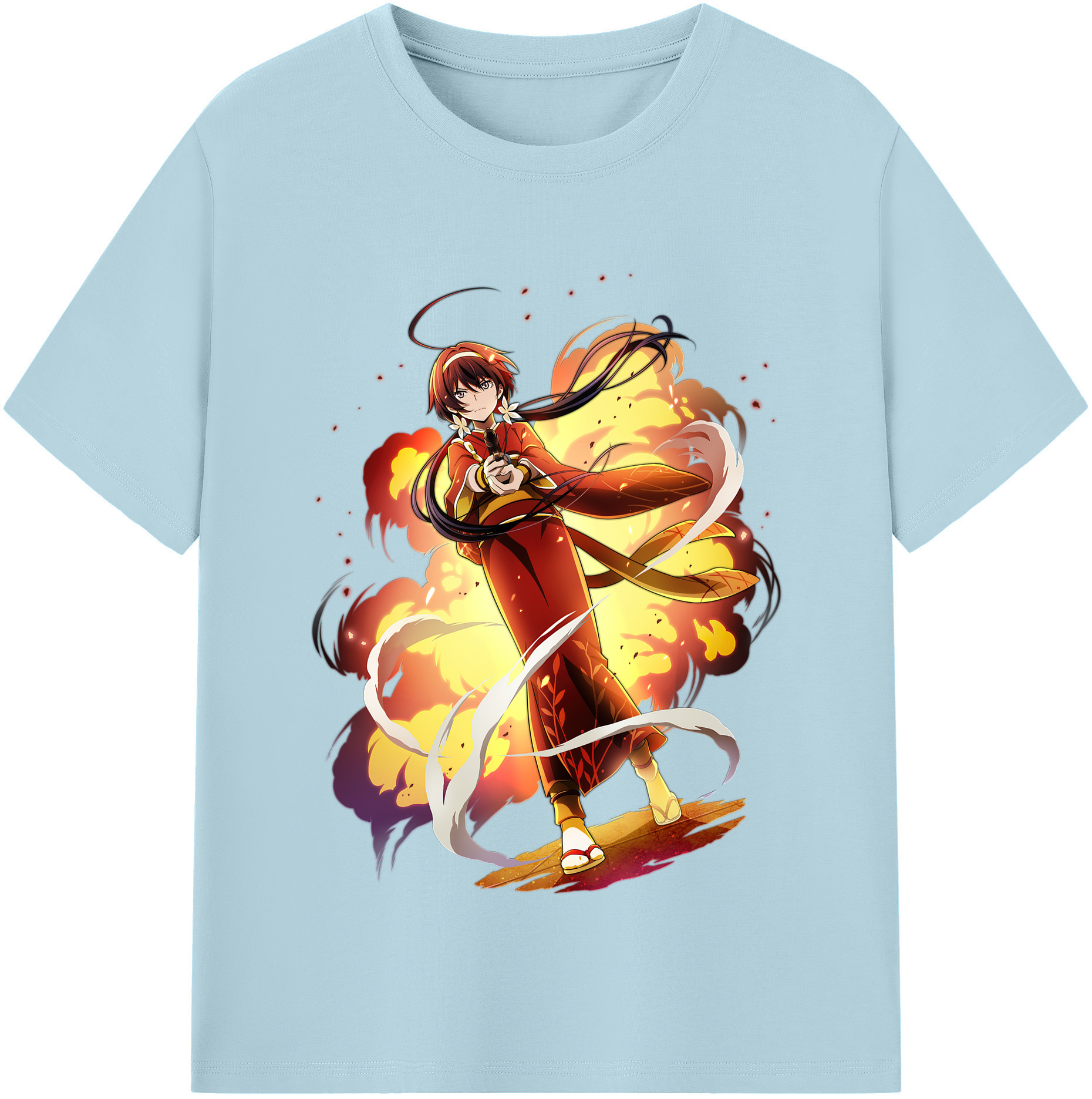 （画像用） 文豪ストレイドッグス Bungo Stray Dogs 綿100％半袖Tシャツ（フロントプリント）